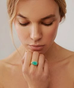 Anna Beck NEW ARRIVALS Turquoise Asymmetrical Cocktail Ring