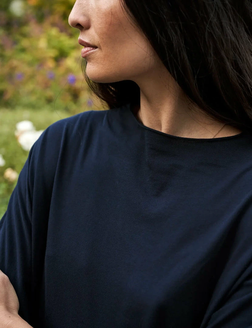 Frank & Eileen Funnel Neck Midi Dress British Royal Navy Clothing 6 Frank & Eileen Funnel Neck Midi Dress British Royal Navy Clothing