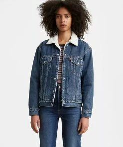 Levi's Clothing EXBF Sherpa Trucker Addicted To Love