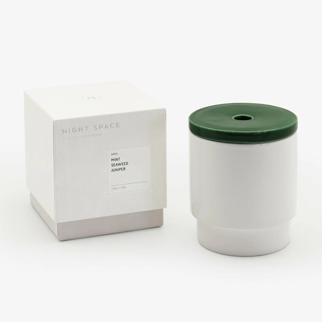 Night Space Dark Green Candle 5 Night Space Dark Green Candle