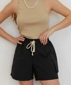 Donni NEW ARRIVALS Cargo Short In Jet 6 Donni NEW ARRIVALS Cargo Short In Jet