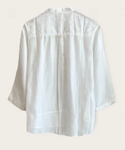 Neem Brylee Top Silk In White