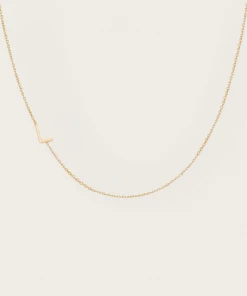 Tai Rittichai Simple 14K Initial Necklace L