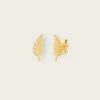 Tai Rittichai NEW ARRIVALS 14K Leaf Stud Earrings
