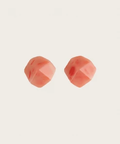 Machete Sculpture Studs In Bright Pink