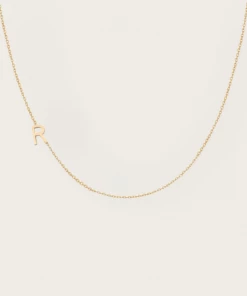 Tai Rittichai Simple 14K Initial Necklace R