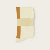 Escuyer Knee High Sock Ecru / Mustard Accessories