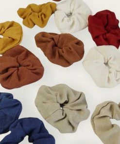 Eco Raw Studio NEW ARRIVALS Raw Silk Naturally Dyed Hair Scrunchie