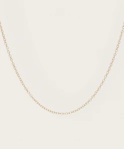 Anna Beck Jewelry Delicate Charm Chain W/Small Turquoise Circle Charm