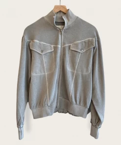 Grey State Clothing Washed Devon Zip-Up