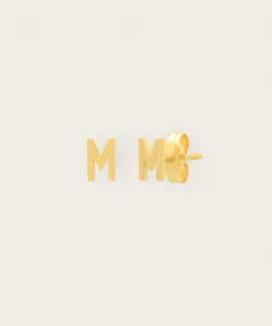 Tai Rittichai NEW ARRIVALS 14k Gold Initial Post Earrings