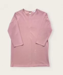 Emerson Fry Clothing Edie Crewneck Dress In Mellow Rose