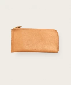 8.6.4 Wallet Zip Long Leather Tan