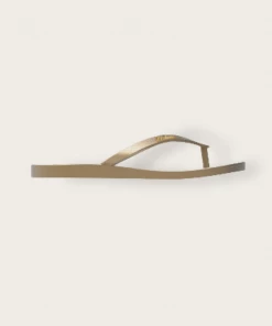 Melissa Sun Venice Metallic Flip-Flop: Gold NEW ARRIVALS