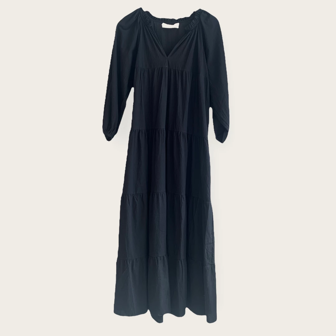 Natalie Martin NEW ARRIVALS Rose Dress In Black 3 Natalie Martin NEW ARRIVALS Rose Dress In Black