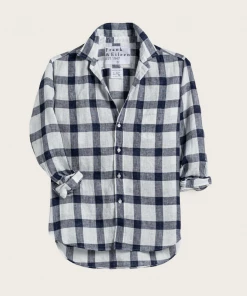 Frank & Eileen NEW ARRIVALS Eileen Large Navy Grid