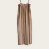 Amente NEW ARRIVALS Mocha Wide Leg Jumpsuit