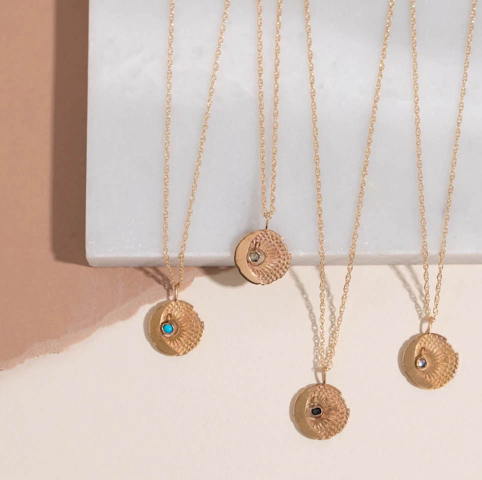 Studio Grun Sun & Moon Necklace 4 Studio Grun Sun & Moon Necklace