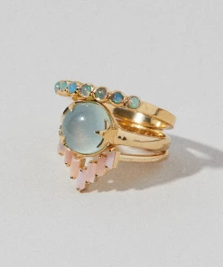 Studio Grun Under The Stars Ring Chalcedony NEW ARRIVALS