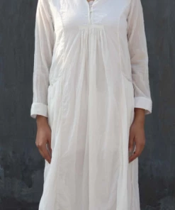 Neem NEW ARRIVALS Emma Dress In White