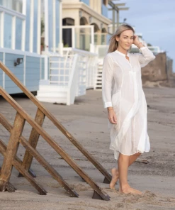 Neem NEW ARRIVALS Emma Dress In White