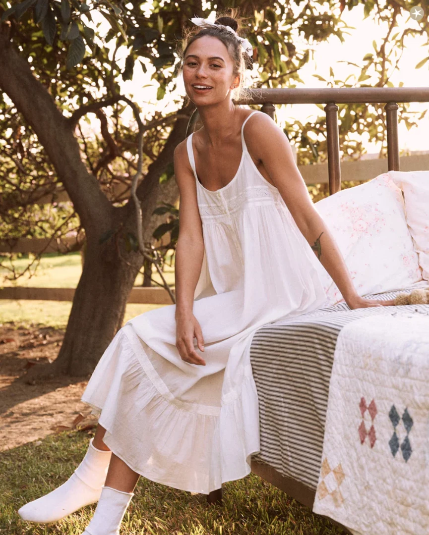 The Great Eyelet Ruffle Tank Night Dress NEW ARRIVALS 5 The Great Eyelet Ruffle Tank Night Dress NEW ARRIVALS