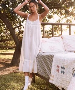 The Great Eyelet Ruffle Tank Night Dress NEW ARRIVALS