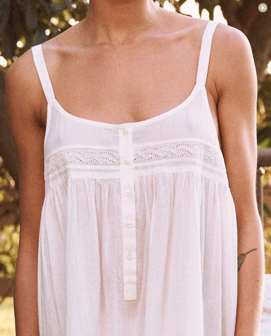 The Great Eyelet Ruffle Tank Night Dress NEW ARRIVALS 4 The Great Eyelet Ruffle Tank Night Dress NEW ARRIVALS