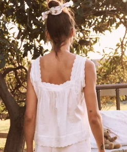 The Great Eyelet Tank: True White 11 The Great Eyelet Tank: True White