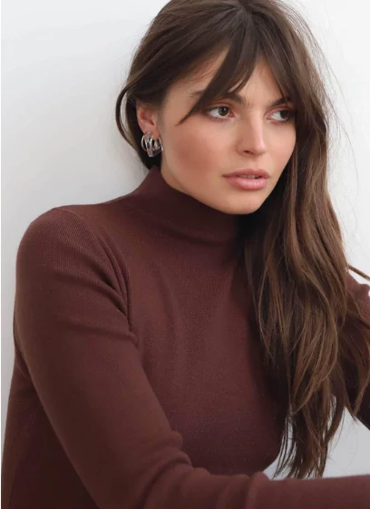 Machete Atlas Hoops In Clear Tangerine 4 Machete Atlas Hoops In Clear Tangerine