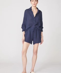 Stateside Gauze Short Navy