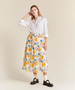Trovata NEW ARRIVALS Makena Skirt Valencia Print