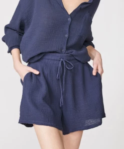 Stateside Gauze Short Navy