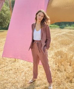 Sita Murt NEW ARRIVALS Linen Pant Light Cocoa