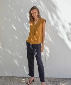 Sita Murt Linen Pant Black