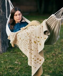 Hillery Sproatt Decor Night Sky Ocre Blanket